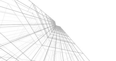 soyut mimari duvar kağıdı, dijital arkaplan