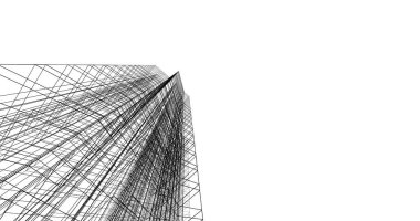 soyut mimari duvar kağıdı, dijital arkaplan