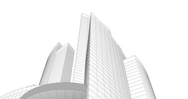 soyut mimari duvar kağıdı, dijital arkaplan