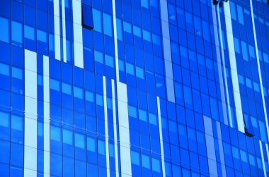 Arkaplanda mimari bina 3d illüstrasyon