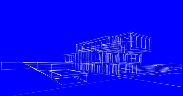 Abstrakcyjna Tapeta Architektoniczna Tło Cyfrowe — Zdjęcie stockowe