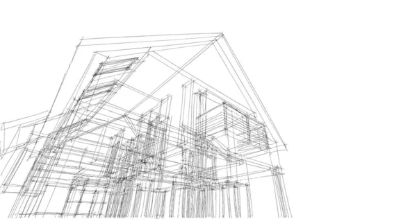 Formes Géométriques Minimales Lignes Architecturales — Photo