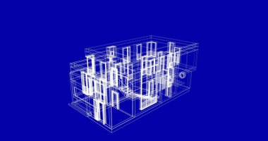 soyut mimari duvar kağıdı, dijital arkaplan