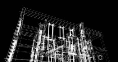 Geometrik mimari binalar tasarımı