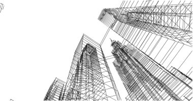 soyut mimari duvar kağıdı, dijital arkaplan