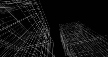 soyut mimari duvar kağıdı, dijital arkaplan