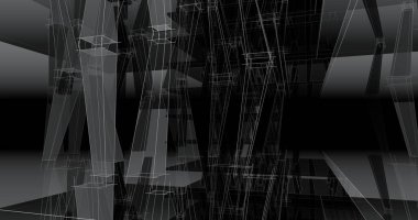 soyut mimari duvar kağıdı, dijital arkaplan