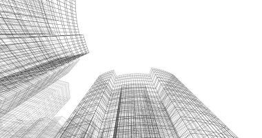 soyut mimari duvar kağıdı, dijital arkaplan