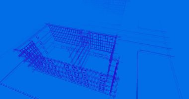 minimal geometrik şekiller, mimari çizgiler