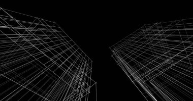 soyut mimari duvar kağıdı, dijital arkaplan