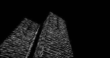 soyut mimari duvar kağıdı, dijital arkaplan