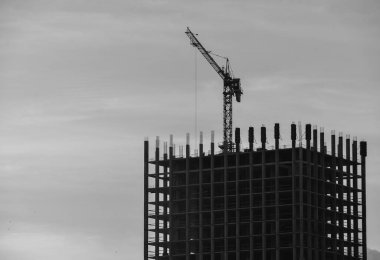 soyut mimari arka plan, bina inşaatı