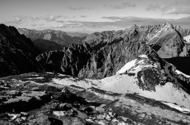 Dağların manzarası, doğa arkaplanı