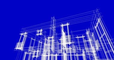 soyut mimari duvar kağıdı, dijital arkaplan