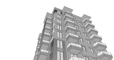 soyut mimari duvar kağıdı, dijital arkaplan