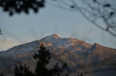 Dağların manzarası, doğa arkaplanı