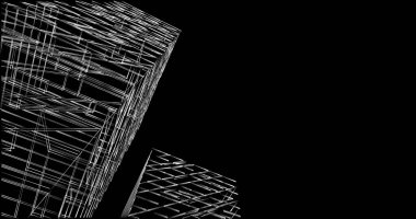 soyut mimari duvar kağıdı, dijital arkaplan