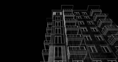 soyut mimari duvar kağıdı, dijital arkaplan