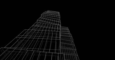 soyut mimari duvar kağıdı, dijital arkaplan