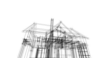 minimal geometrik mimari binalar tasarımı