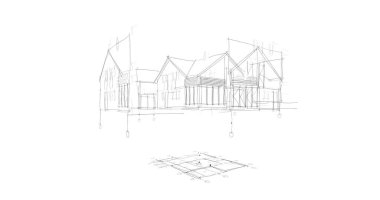 soyut mimari duvar kağıdı, dijital arkaplan