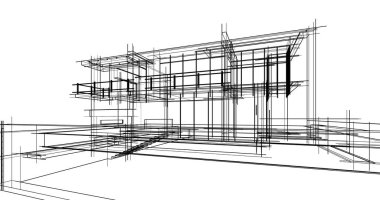 minimal geometrik mimari binalar tasarımı
