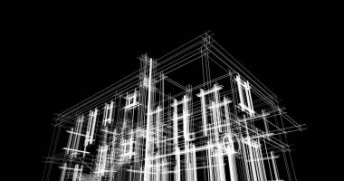 Geometrik mimari binalar tasarımı