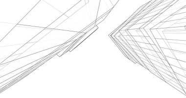 soyut mimari duvar kağıdı, dijital arkaplan