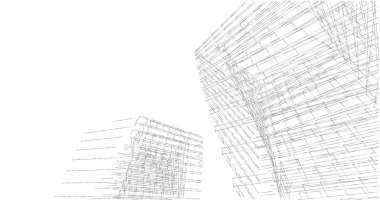 soyut mimari duvar kağıdı, dijital arkaplan