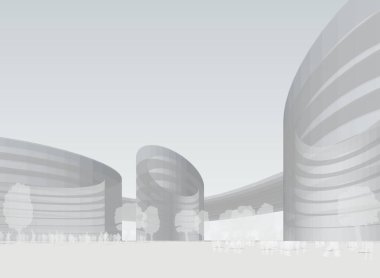 soyut mimari duvar kağıdı, dijital arkaplan