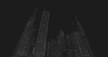 soyut mimari duvar kağıdı, dijital arkaplan