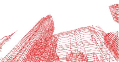 soyut mimari duvar kağıdı, dijital arkaplan