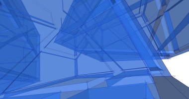 minimal geometrik şekiller, mimari çizgiler