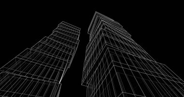 soyut mimari duvar kağıdı, dijital arkaplan