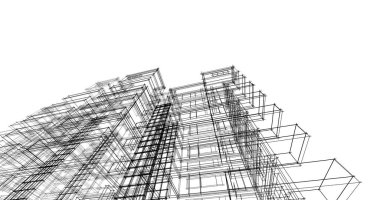 minimal geometrik mimari binalar tasarımı