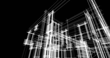 soyut mimari duvar kağıdı, dijital arkaplan