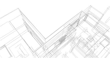 soyut mimari duvar kağıdı, dijital arkaplan