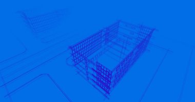 minimal geometrik şekiller, mimari çizgiler