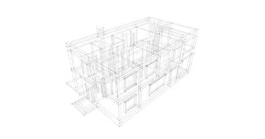 Geometrik mimari binalar tasarımı