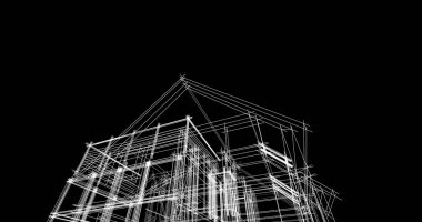 minimal geometrik mimari binalar tasarımı