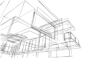 Geometrik mimari binalar tasarımı
