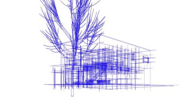 soyut mimari duvar kağıdı, dijital arkaplan