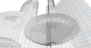 soyut mimari duvar kağıdı, dijital arkaplan