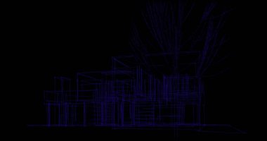 soyut mimari duvar kağıdı, dijital arkaplan