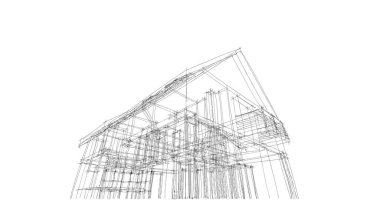 minimal geometrik şekiller, mimari çizgiler