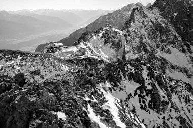 Dağların manzarası, doğa arkaplanı
