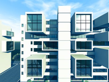 soyut mimari duvar kağıdı, dijital arkaplan