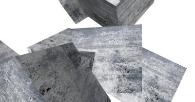 Arkaplanda mimari bina 3d illüstrasyon