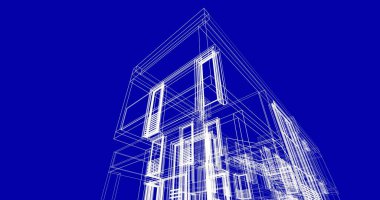 soyut mimari duvar kağıdı, dijital arkaplan