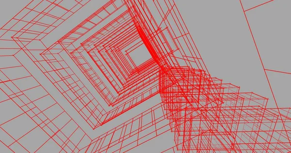 Абстрактный Архитектурный Дизайн Обоев Цифровой Концепт Фон — стоковое фото